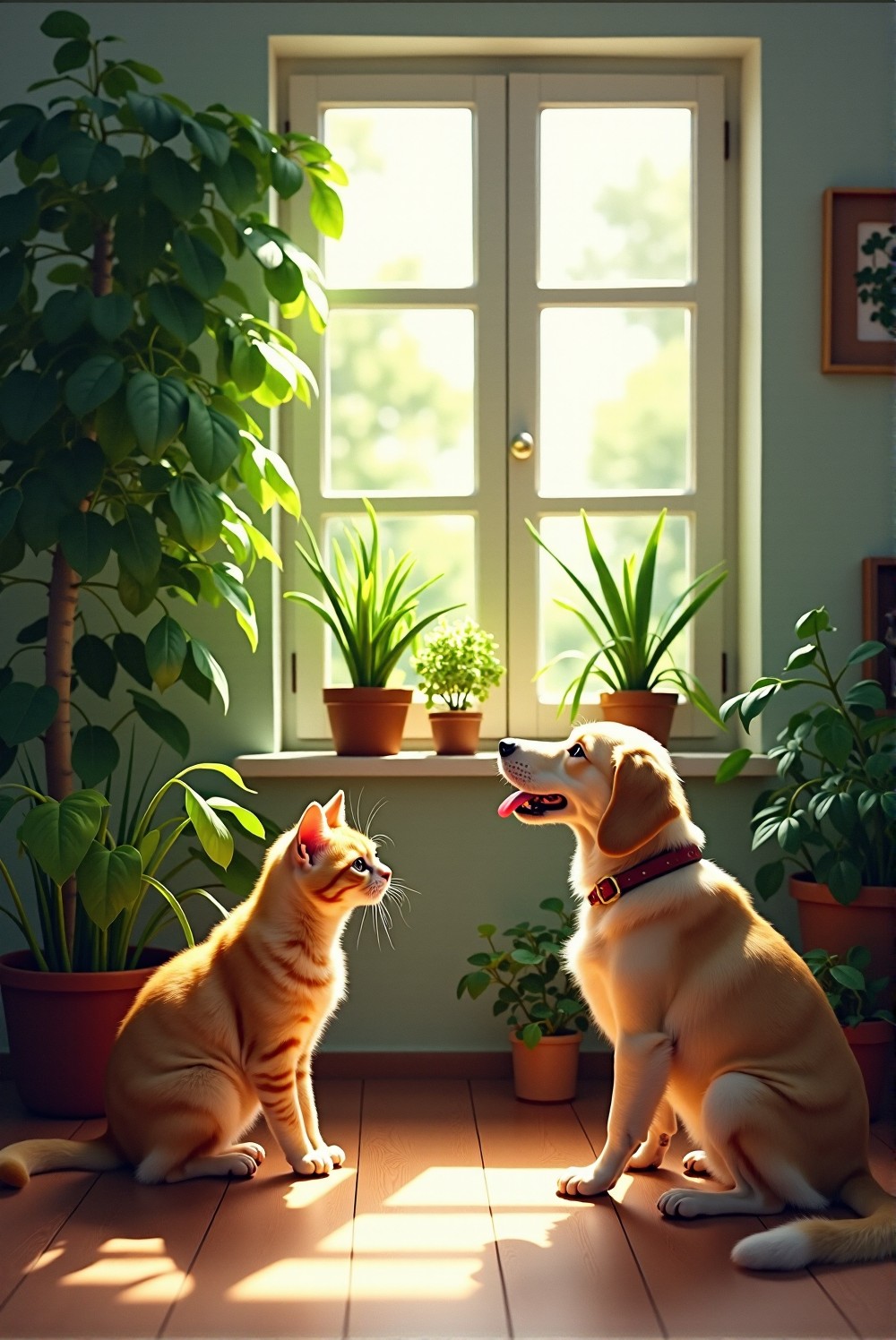 Selection of pet-safe non-toxic plants for a healthy home environment.